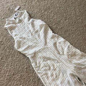 💜NWT💜 Very J Sleeveless Striped Jumpsuit